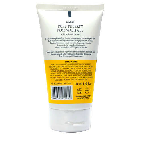 Lambre Pure Therapy Face Wash Gel For Oily Skin - Distacart