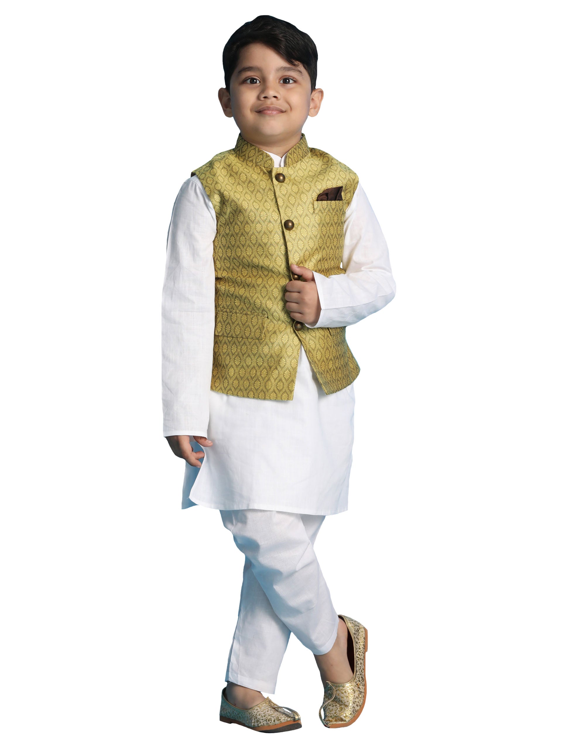 Vastramay Kurta Set : Buy Vastramay Infant Boys Yellow Silk Blend Kurta  Pyjama (Set of 2) Online