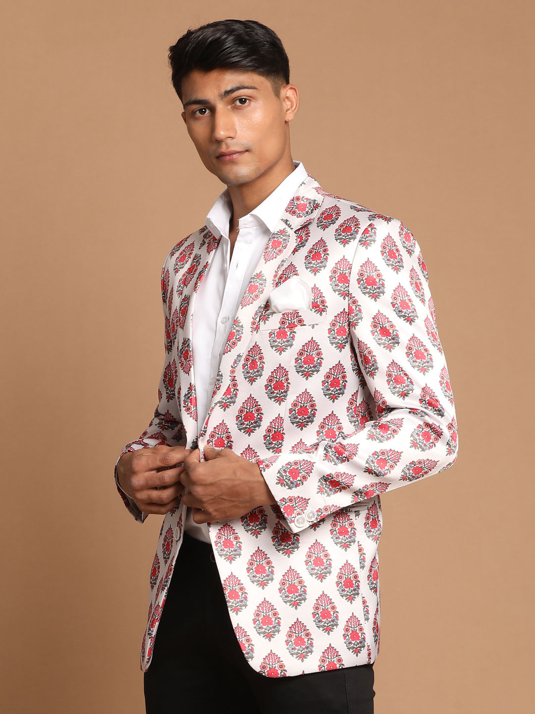 Printed on sale blazer price