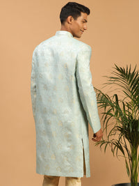 Thumbnail for Vastramay Men's Brocade Sherwani Only Top - Distacart