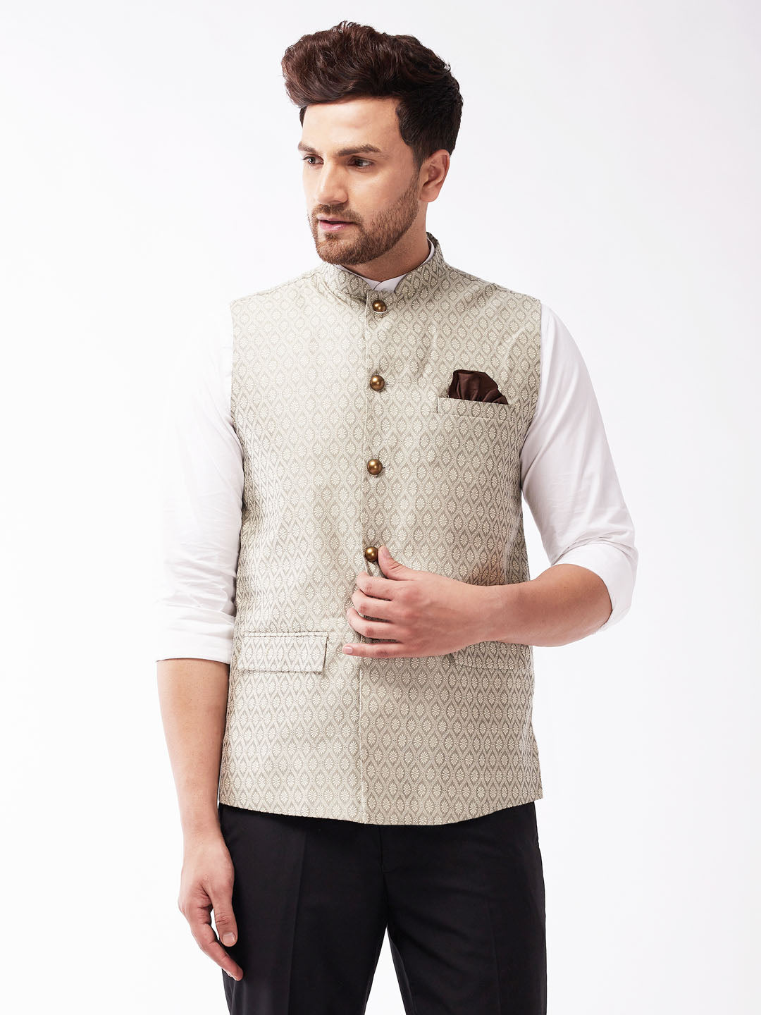 Fabindia Classic Nehru Jacket – India's Wedding Blog