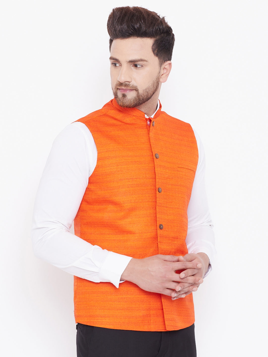 Nehru Jacket Online | Buy Modi Jacket Online In India | Rajubhai  Hargovindas Color Red SizeKurta 38