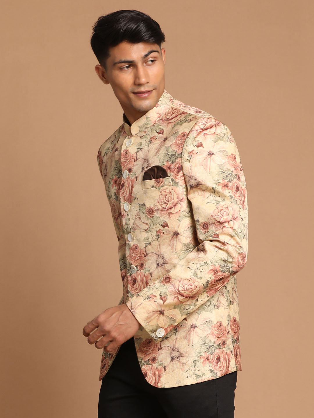 Printed jodhpuri clearance blazer