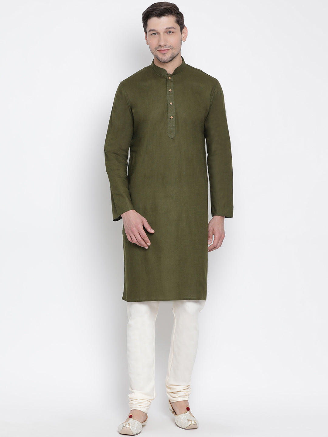 Cotton linen kurta discount pyjama