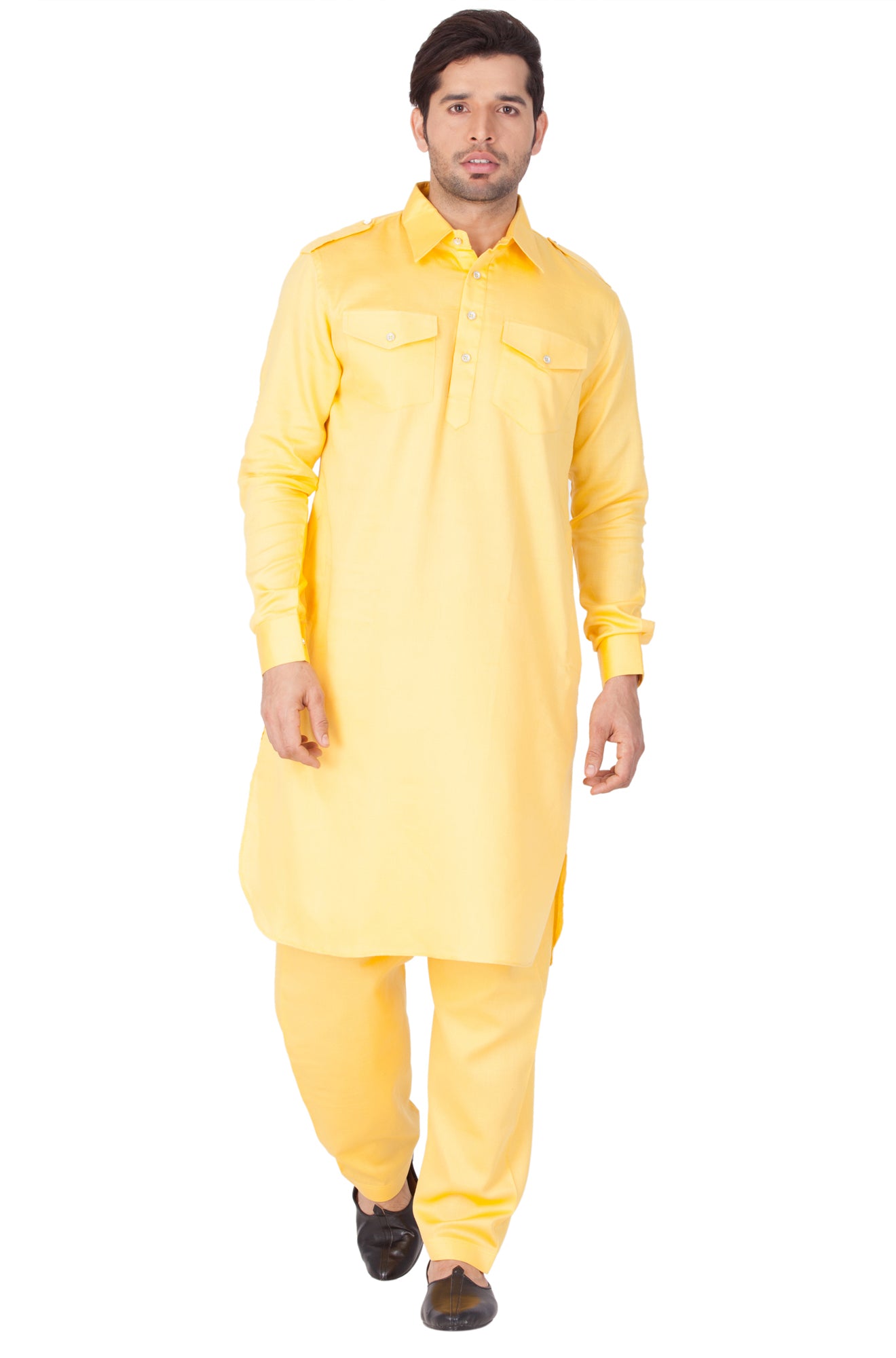 Yellow colour best sale ka kurta pajama