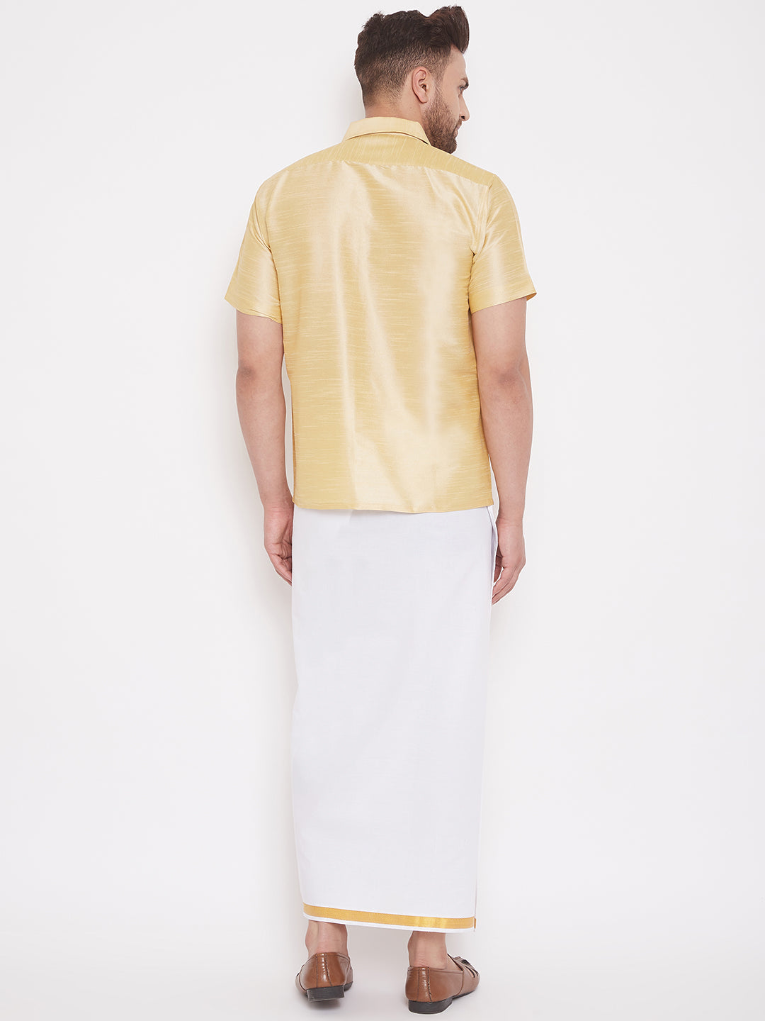 Khadi hotsell white mundu