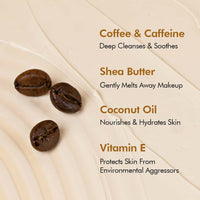 Thumbnail for mCaffeine Coffee Face Cleansing Butter with Shea Butter & Vitamin E - Distacart