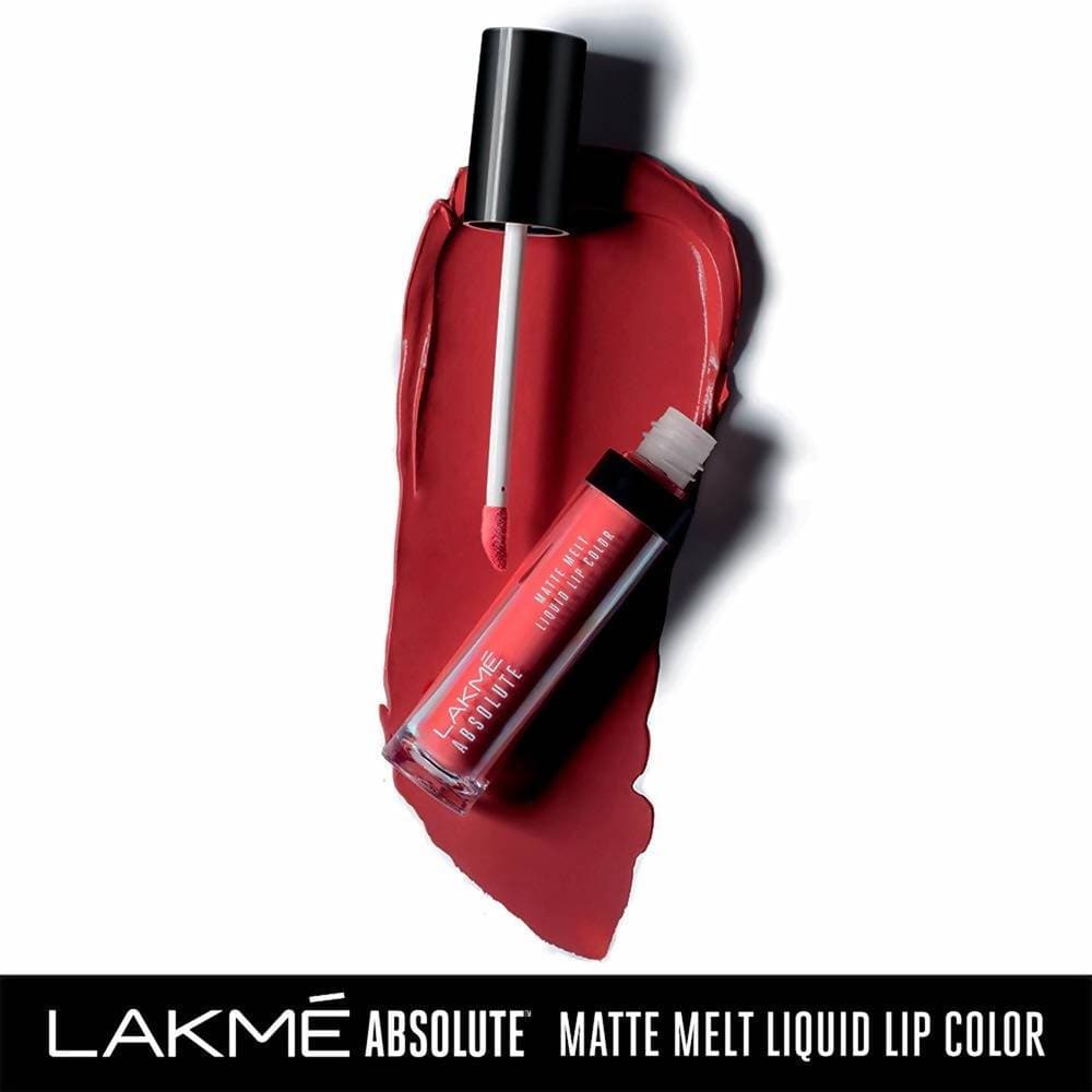 Lakme Absolute Matte Melt Liquid Lip Color-Red Smoke