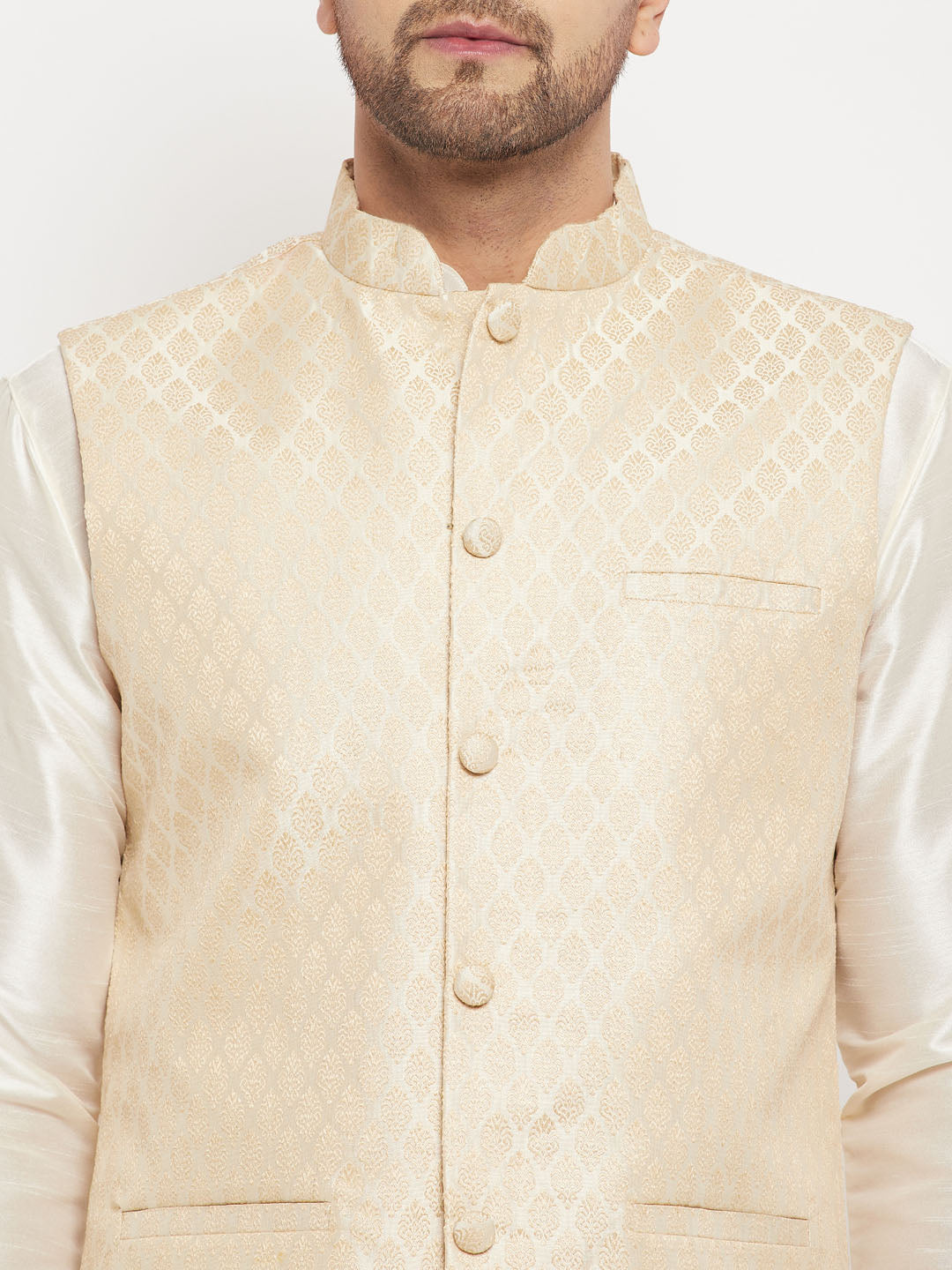 Buy online Beige Cotton Nehru Jacket from Jackets for Men by Veera  Paridhaan for ₹1129 at 62% off | 2024 Limeroad.com