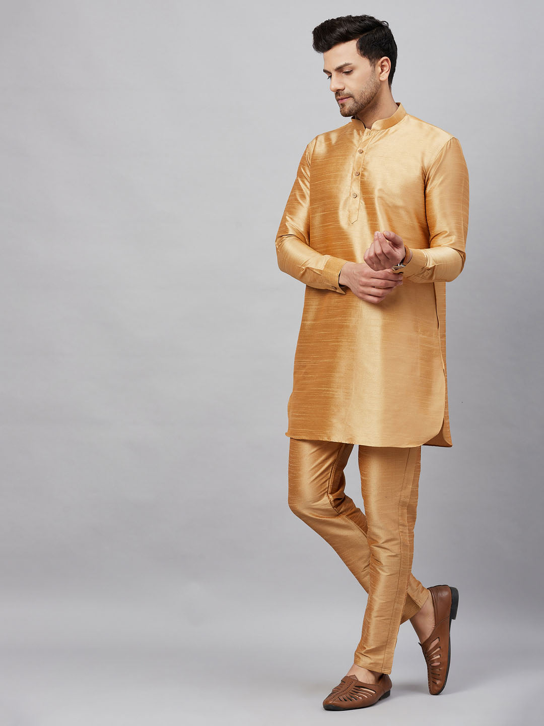 Rose gold 2025 kurta pajama