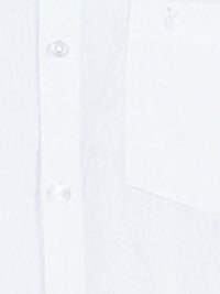 Thumbnail for Ramraj Cotton Mens Half Sleeve Formal 100 % Cotton White Shirt - Distacart