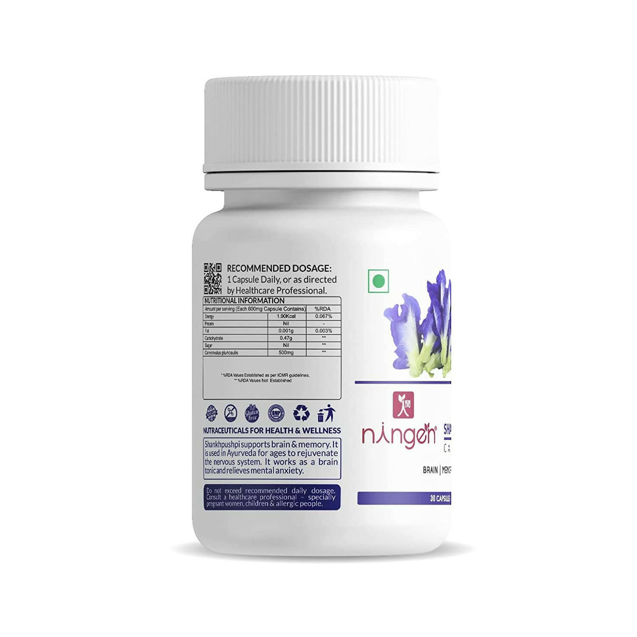 Ningen Shankhpushpi Oil Capsules - Distacart