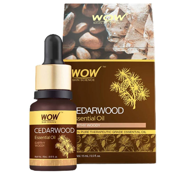 Wow Skin Science Cedarwood Essential Oil - Distacart