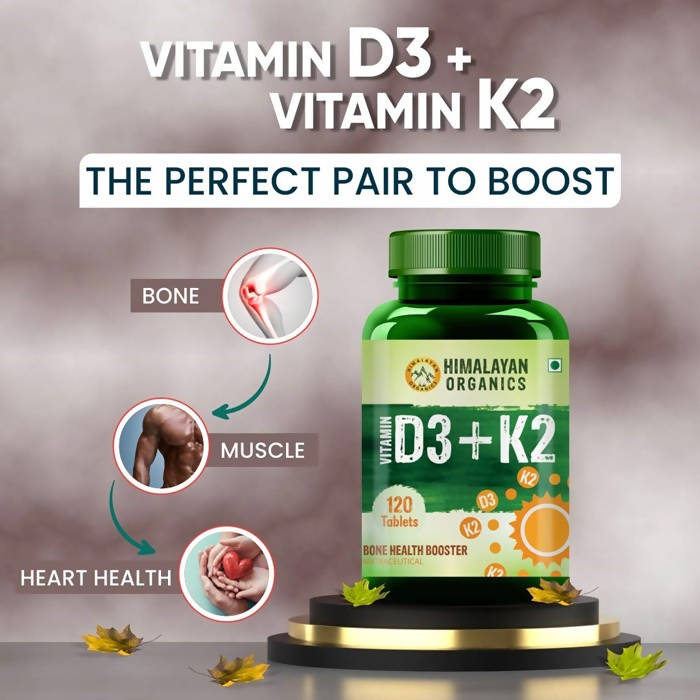 Vitamin D3 + K2 Promote Healthy Bones Nutraceutical Online