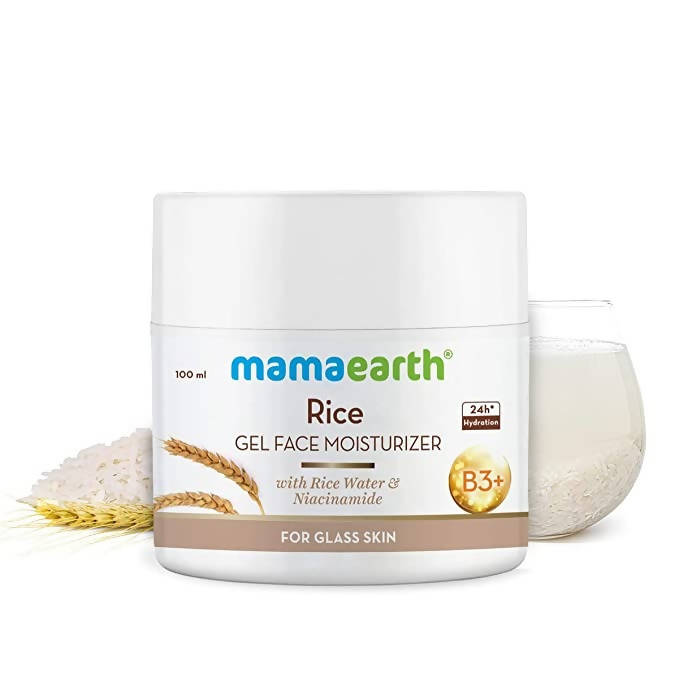 Mamaearth Rice Gel Face Moisturizer With Rice Water & Niacinamide - Distacart