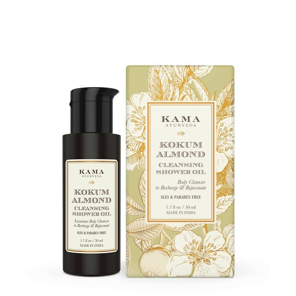 Kama Ayurveda Kokum Almond Cleansing Shower Oil - Distacart