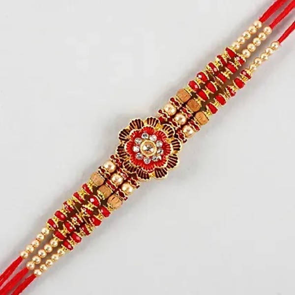 Fancy Meenakari Rakhi And Saon Papdi - Distacart