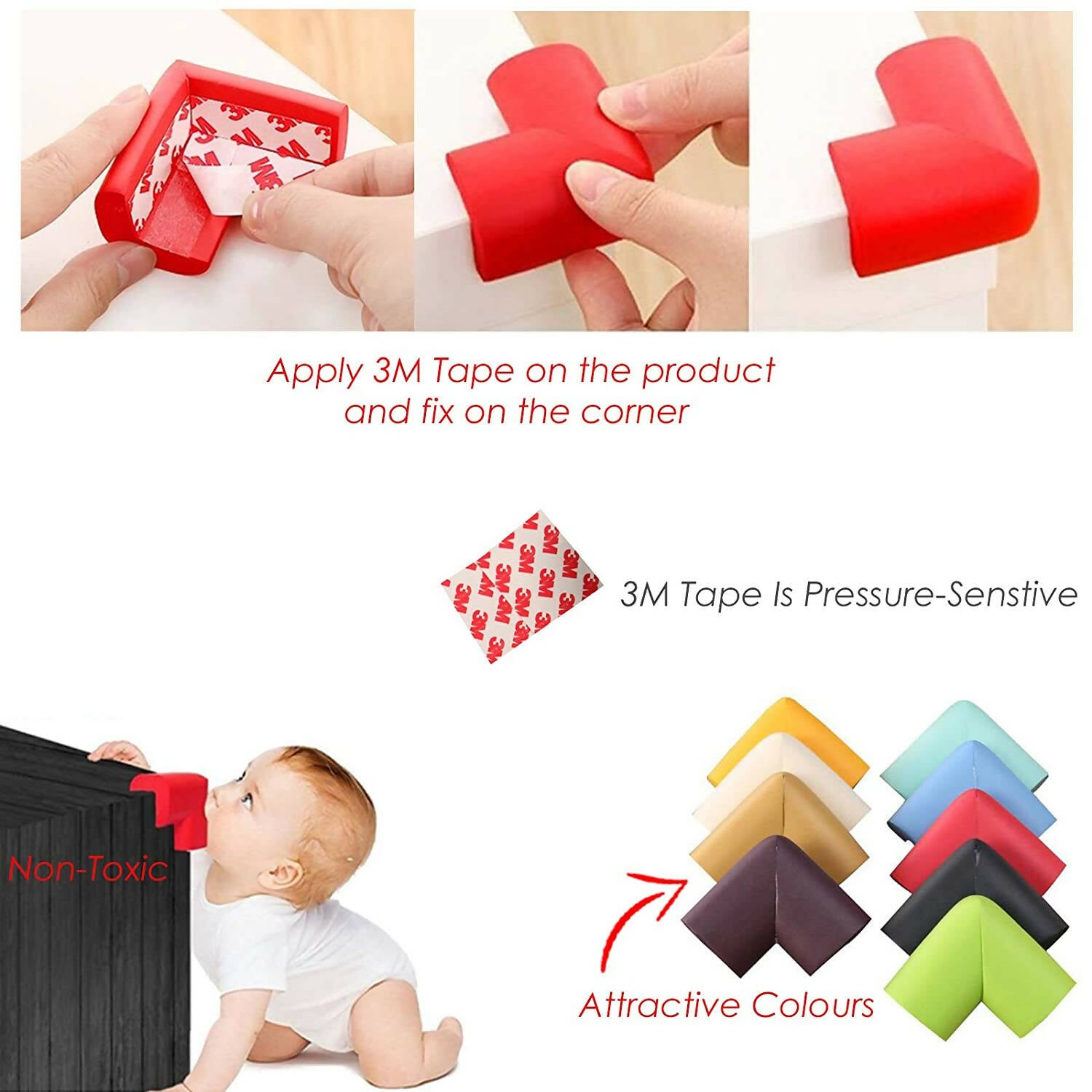 Baby Safety Silicone Corner Guards - Shop Online