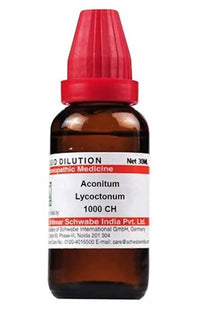 Thumbnail for Dr. Willmar Schwabe India Aconitum Lycoctonum Dilution 1000 ch