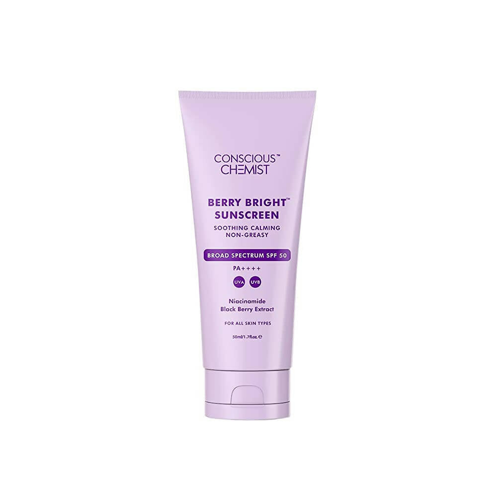 Conscious Chemist Berry Bright Sunscreen SPF 50 - Distacart