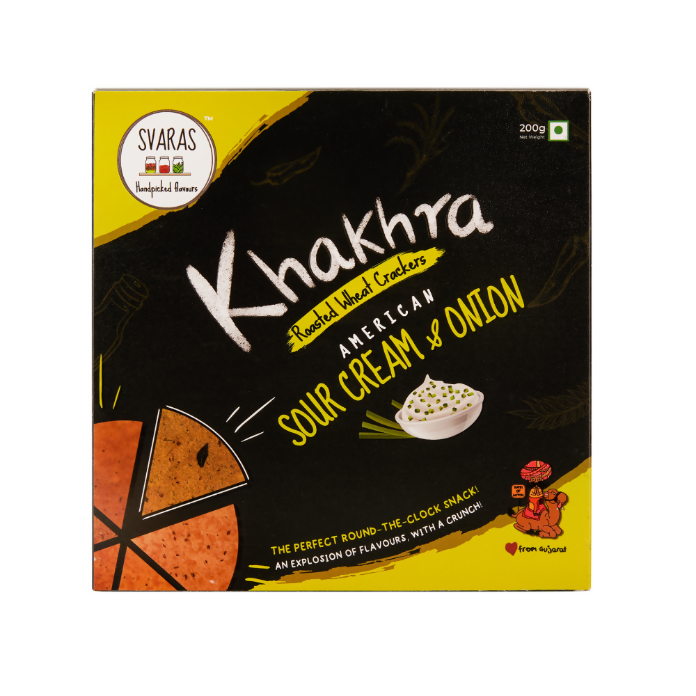 Svaras American Sour Cream & Onion Khakhra - Distacart
