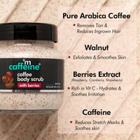 Thumbnail for mCaffeine Coffee Body Scrub with Berries - Distacart