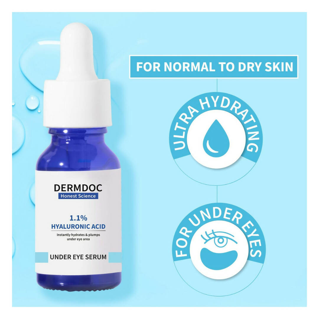 Dermdoc 1.1% Hyaluronic Acid Under Eye Serum - Distacart