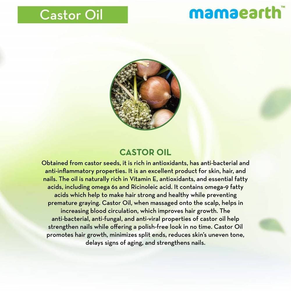 What are the effects of castor oil on nails?