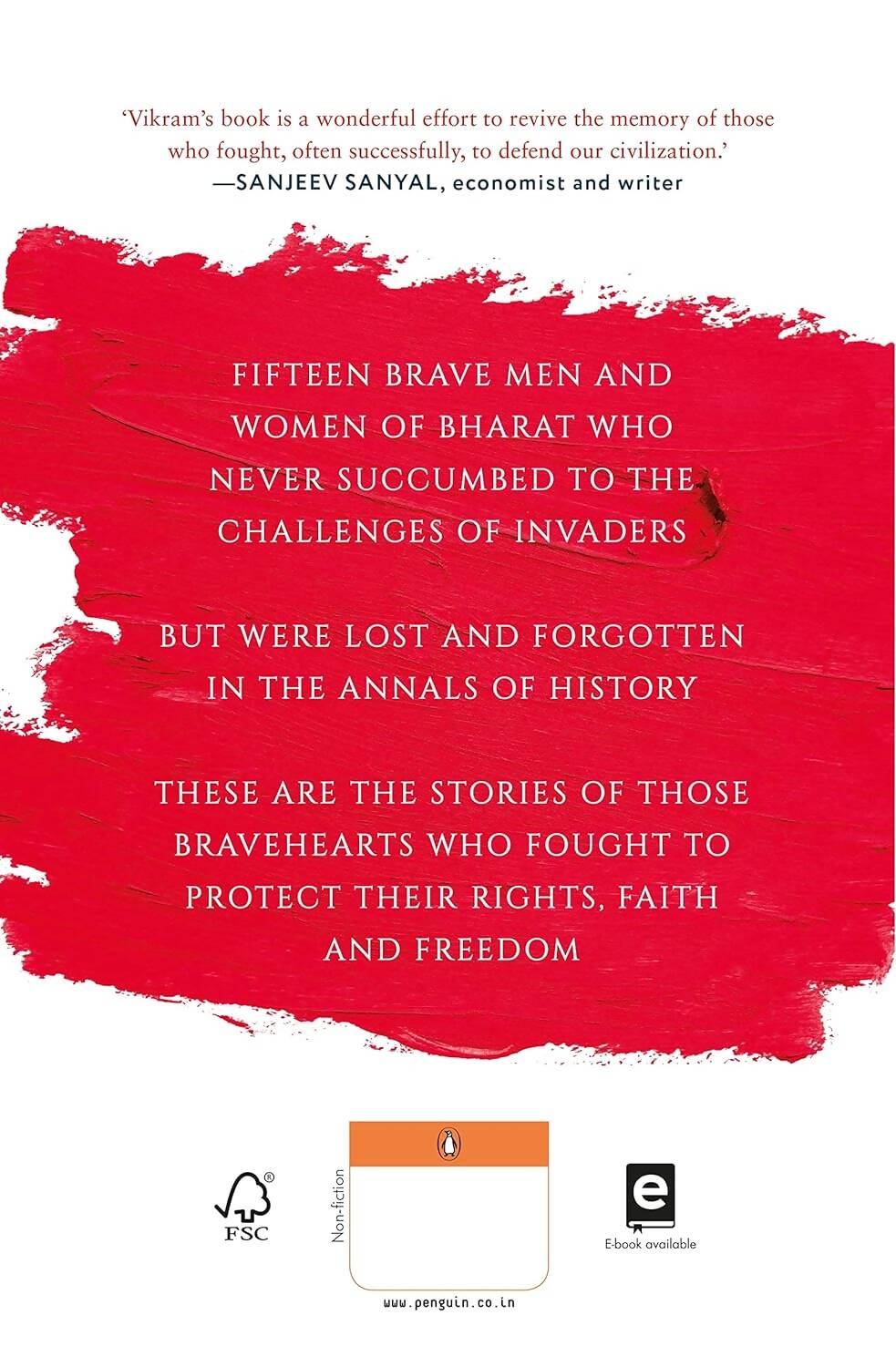 Bravehearts of Bharat By Vikram Sampath - Distacart