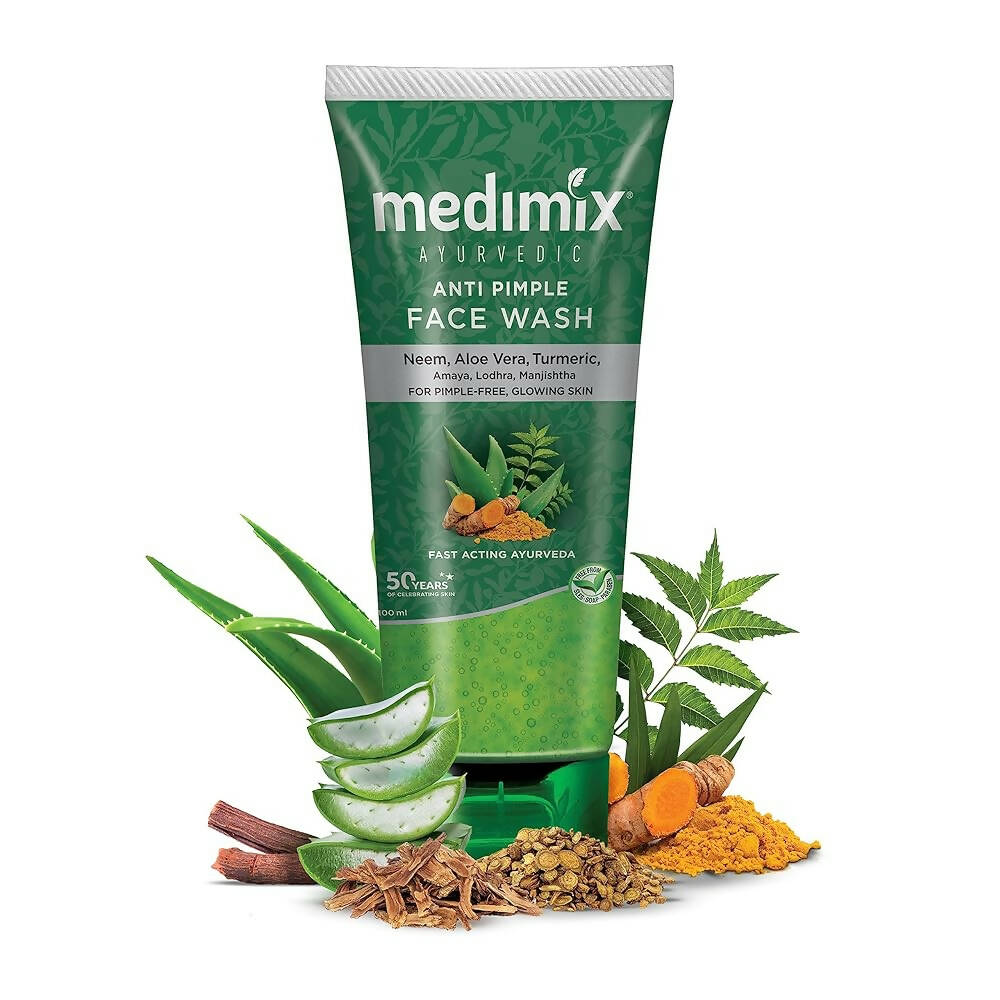 Medimix Ayurvedic Anti Pimple Face Wash - Distacart