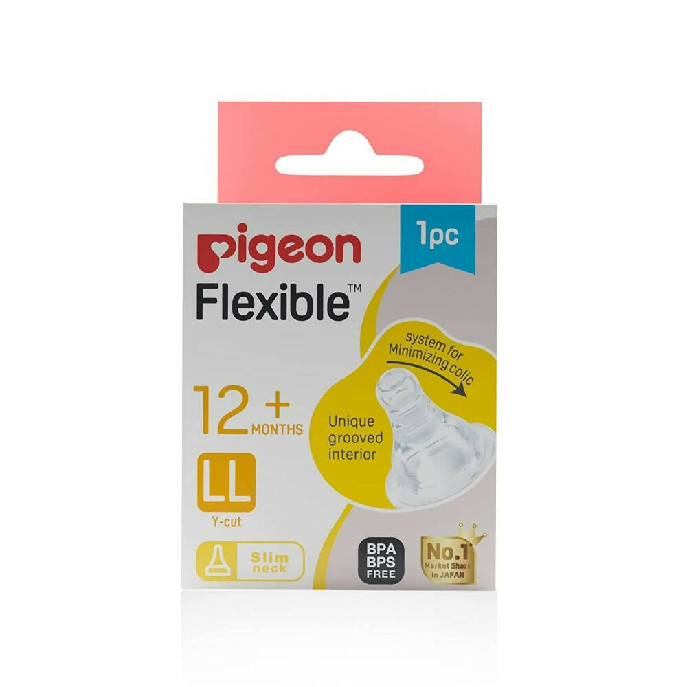 Pigeon Peristaltic Nipple LL Y Cut - Distacart