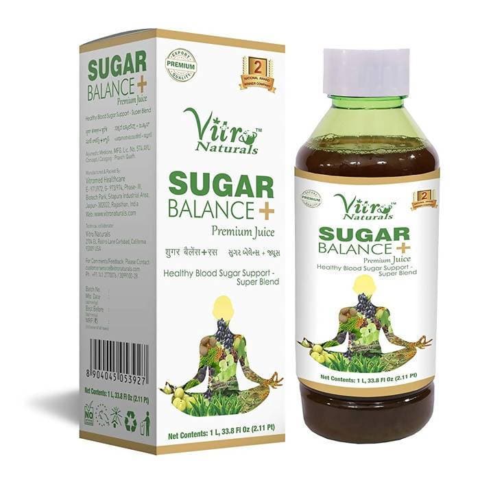 Vitro Naturals Sugar Balance + Premium Juice - Distacart