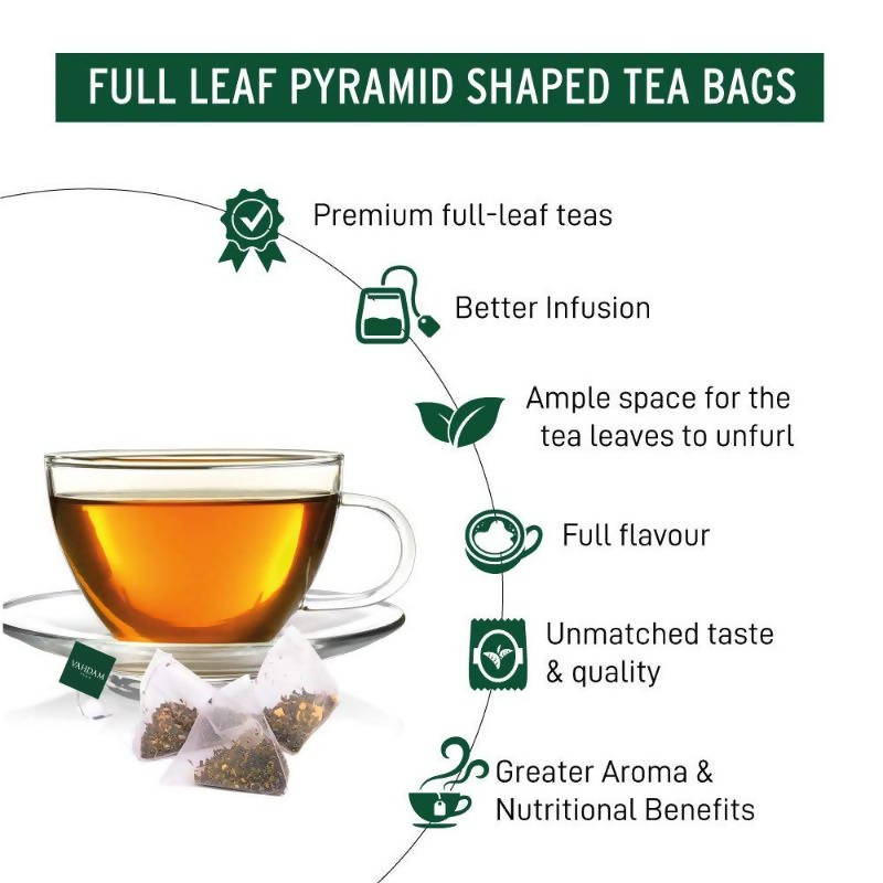 Vahdam Turmeric Ginger Herbal Tea Bags
