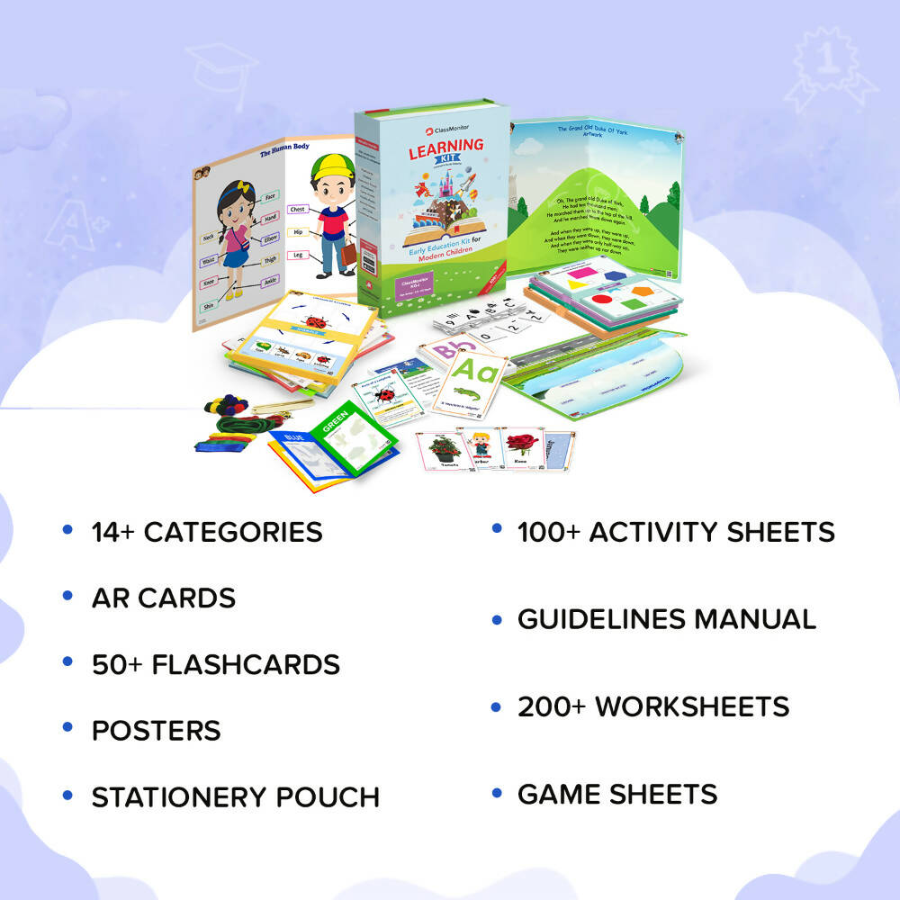 Preschool store learning kits