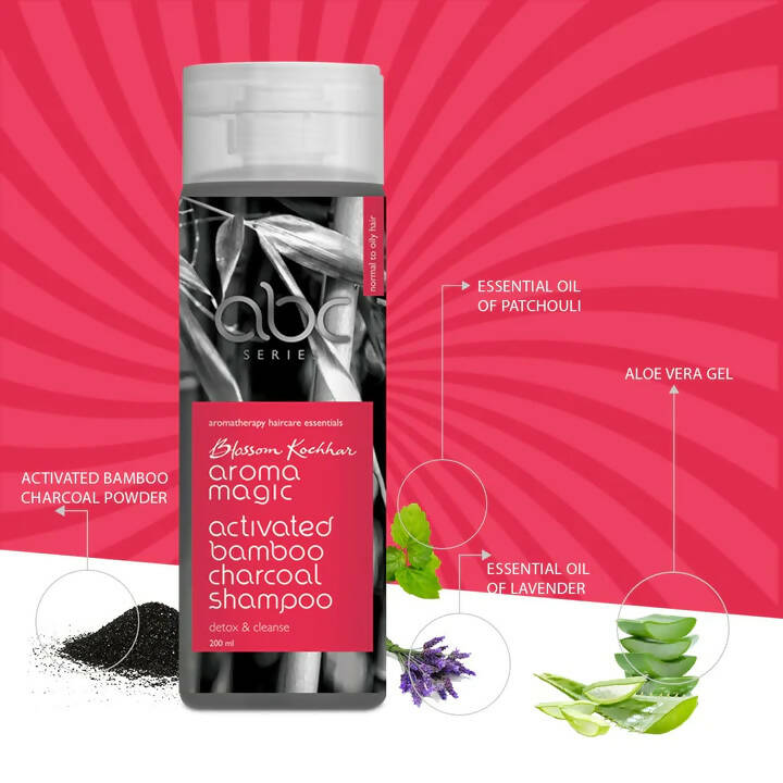 Blossom Kochhar Aroma Magic Activated Bamboo Charcoal Shampoo - Distacart