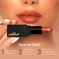 Thumbnail for mCaffeine Cocoa Kiss Creamy Matte Lipstick - Mocha Muse - Distacart