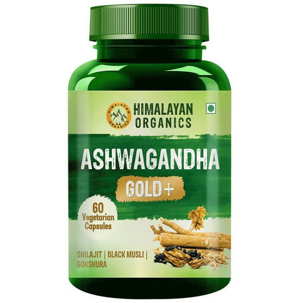 Himalayan Organics Ashwagandha Gold+ Capsules - Distacart