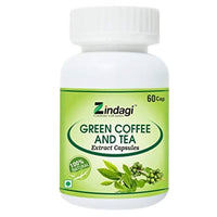 Thumbnail for Zindagi Green Coffee And Tea Extract Capsules - Distacart