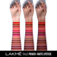 Thumbnail for Lakme 9TO5 Primer + Matte Lipstick-Blushing Nude