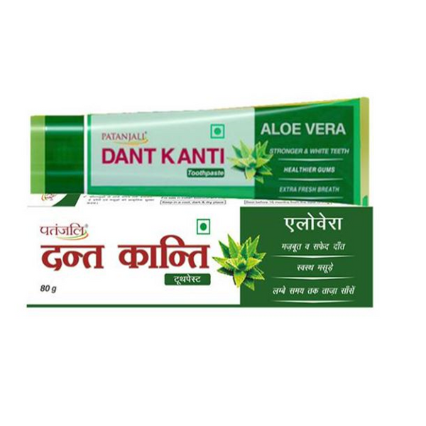 Buy Patanjali Dant Kanti Aloevera Gel Tooth Paste (80 GM) Online at ...
