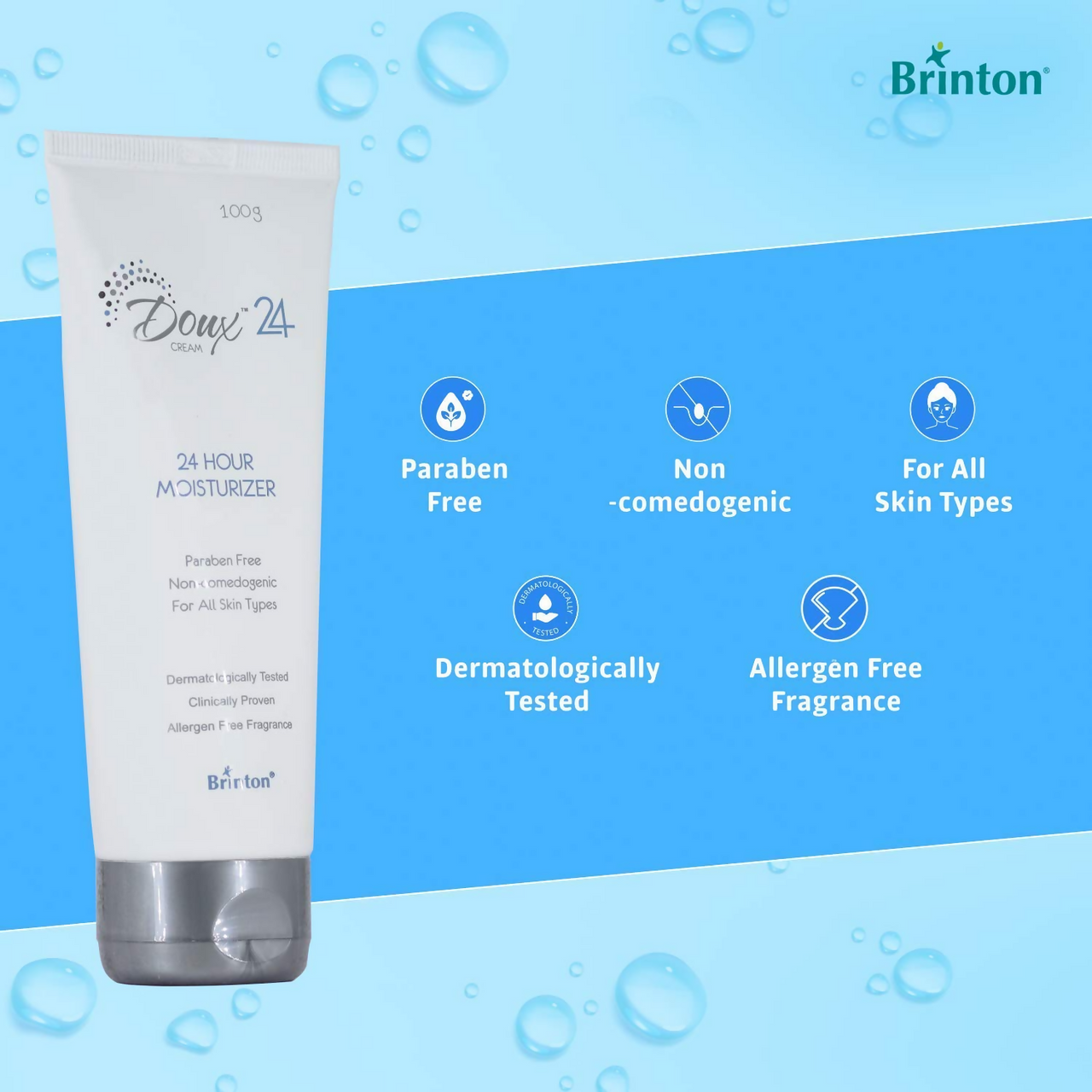 Brinton Doux 24-Hour Moisturizer Cream - Distacart