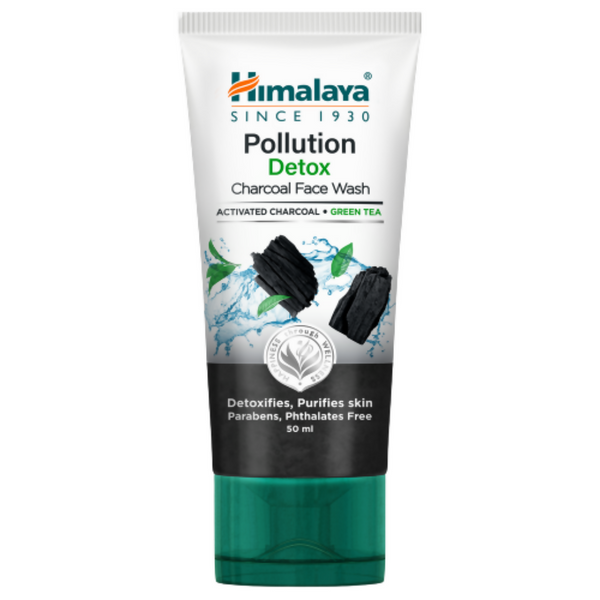 Himalaya Herbals Pollution Detox Charcoal Face Wash - Distacart