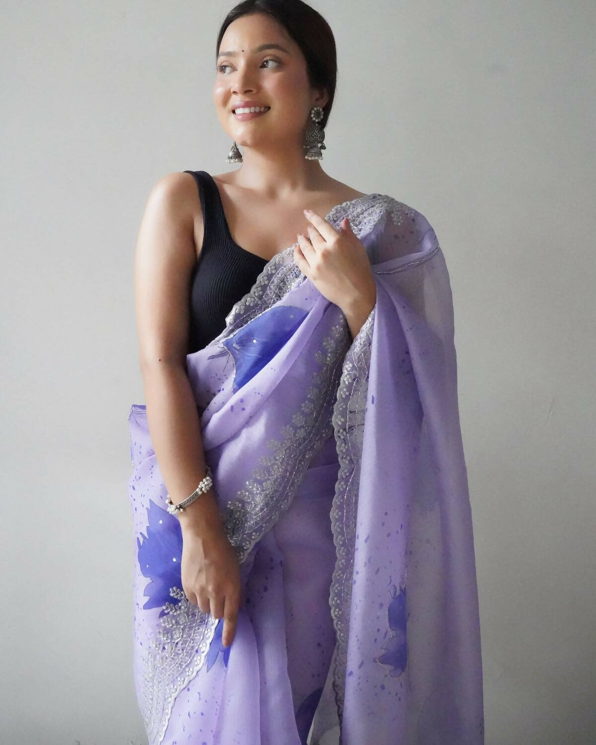 Organza Gift Party/organza Saree/organza Silk Saree/buy Classy Designer Organza  Sarees Online/organza Embroidery Saree/sarees for Women Usa - Etsy