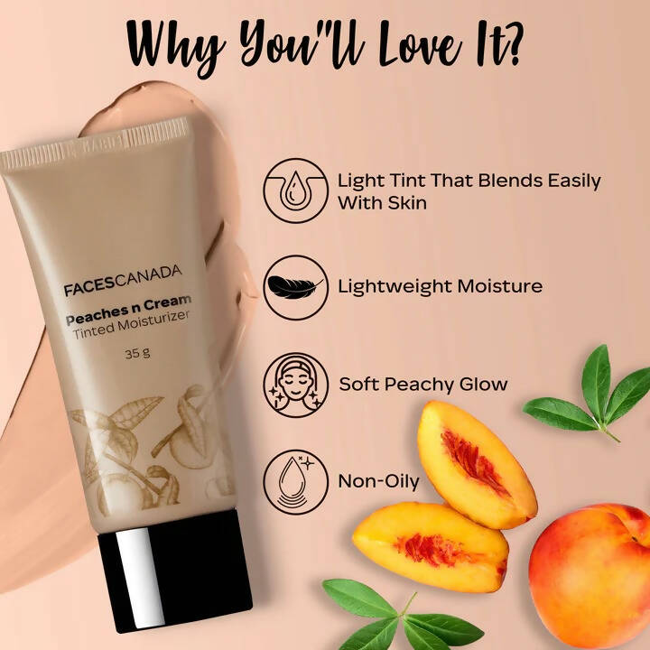 Faces Canada Peaches n Cream Tinted Moisturizer - Distacart