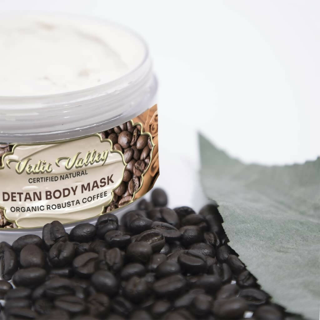 Vedic Valley Detan Body Mask Organic Robusta Coffee - Distacart