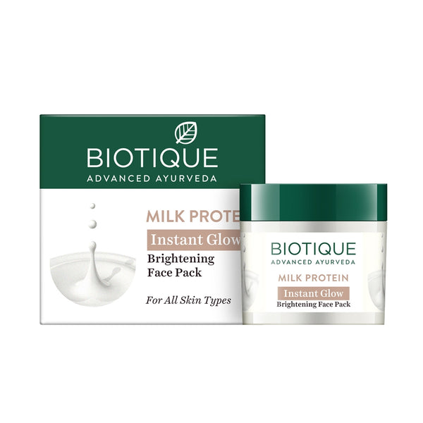 Biotique Advanced Ayurveda Bio Milk Protein Whitening & Rejuvenating Face Pack - Distacart