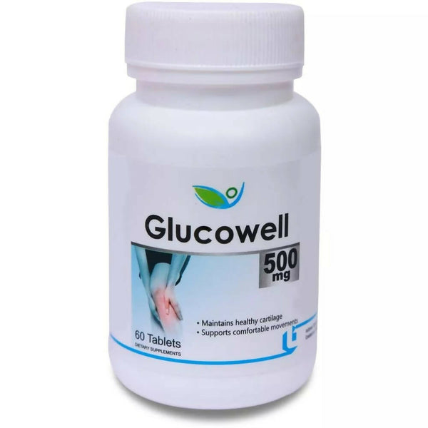 Buy Biotrex Glucowell Glucosamine, Msm & Chondroitin 500mg Tablets ...