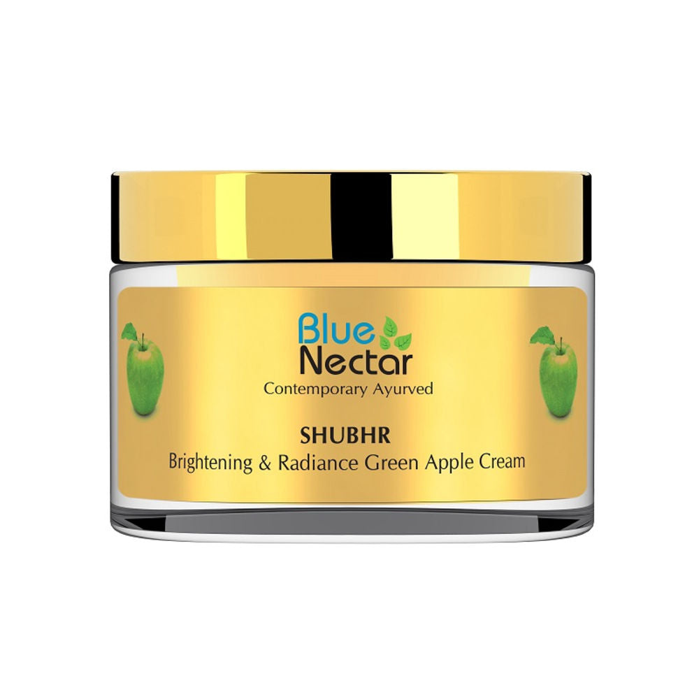 Blue Nectar Shubhr Brightening & Radiance Green Apple Cream for Women 50 gm