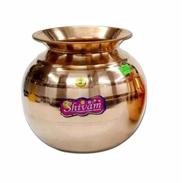 Buy Shivam Copper Pot - Water Storage Pot Online at Best Price