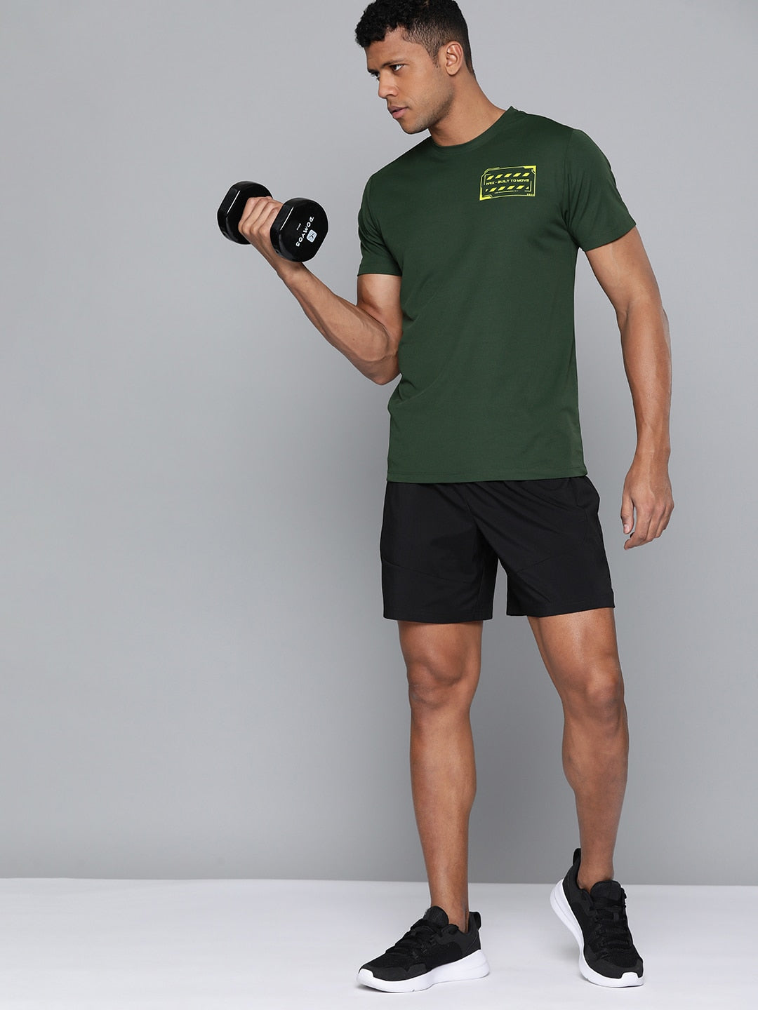 HRX by Hrithik Roshan Men Training Rapid-Dry T-shirt - Distacart